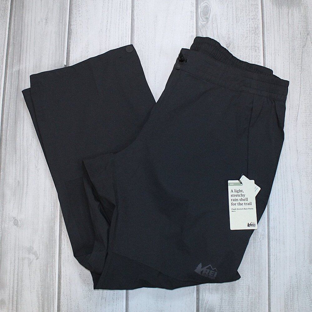 NEW REI Co-op Flash Stretch Rain Pants - Men's